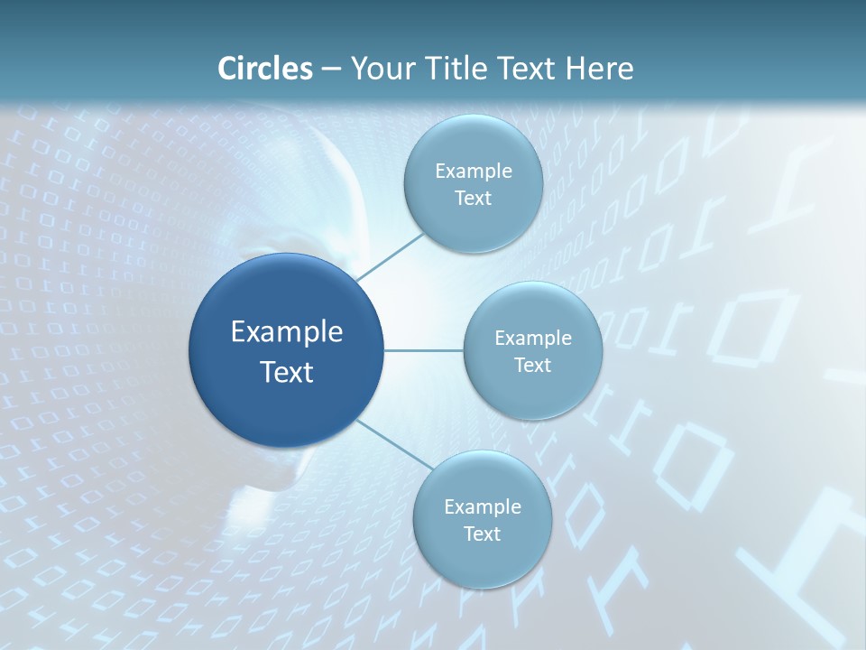 Human Robotic Number PowerPoint Template