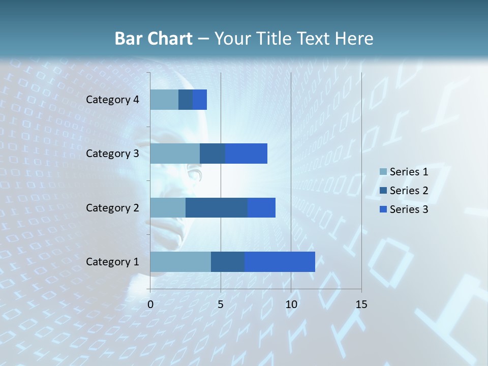 Human Robotic Number PowerPoint Template