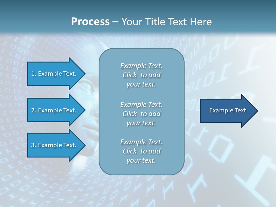 Human Robotic Number PowerPoint Template