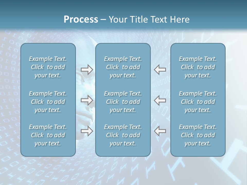 Human Robotic Number PowerPoint Template