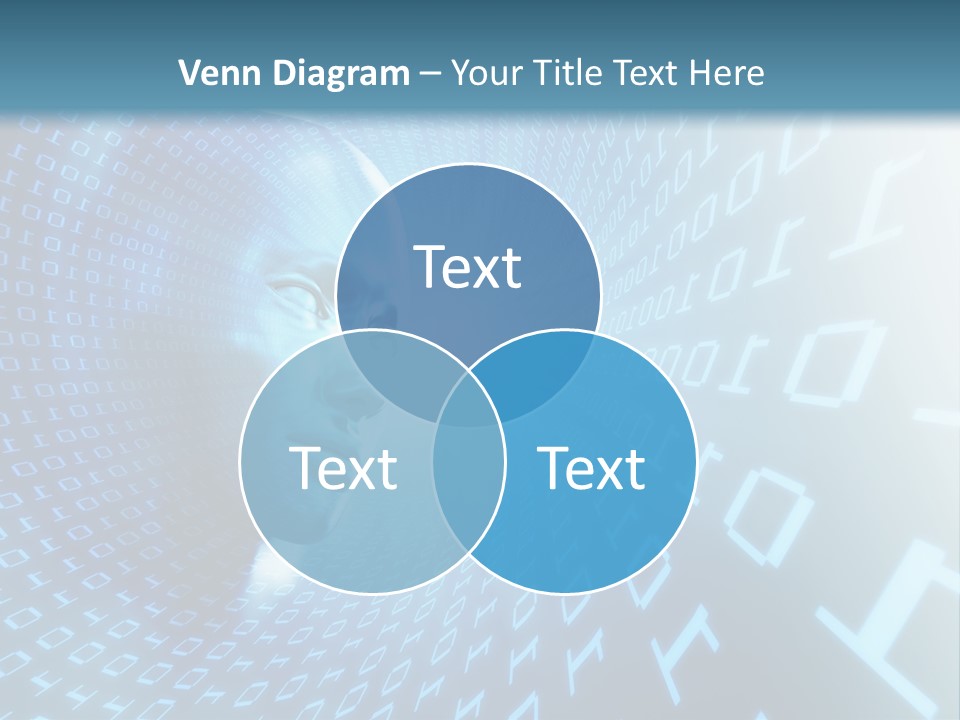Human Robotic Number PowerPoint Template