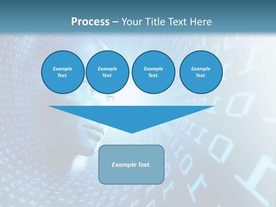 Human Robotic Number PowerPoint Template