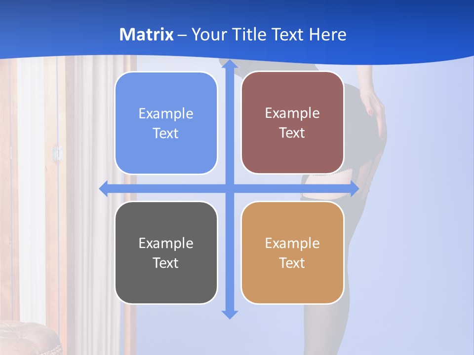 Retro Styled Hair Sensual PowerPoint Template