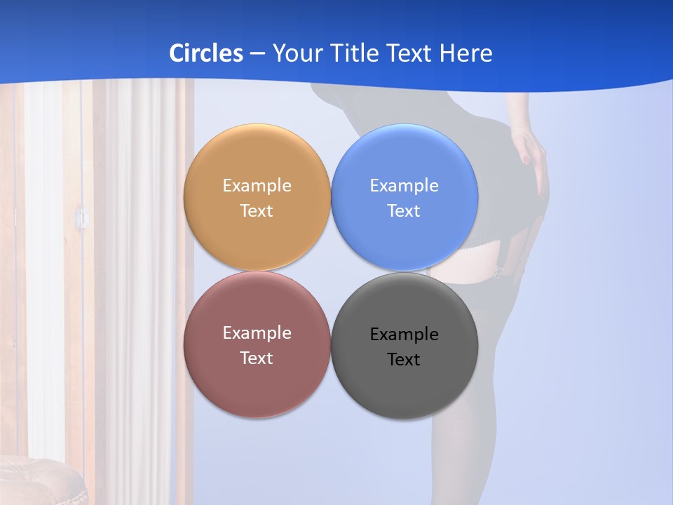 Retro Styled Hair Sensual PowerPoint Template