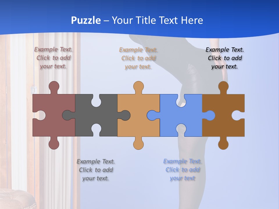 Retro Styled Hair Sensual PowerPoint Template