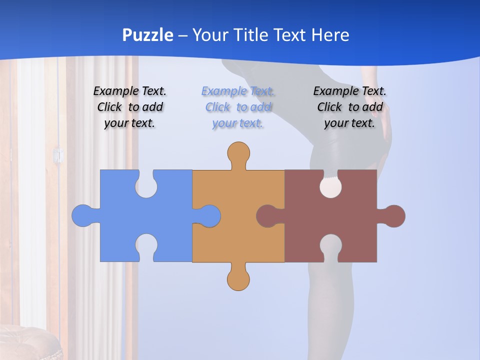 Retro Styled Hair Sensual PowerPoint Template