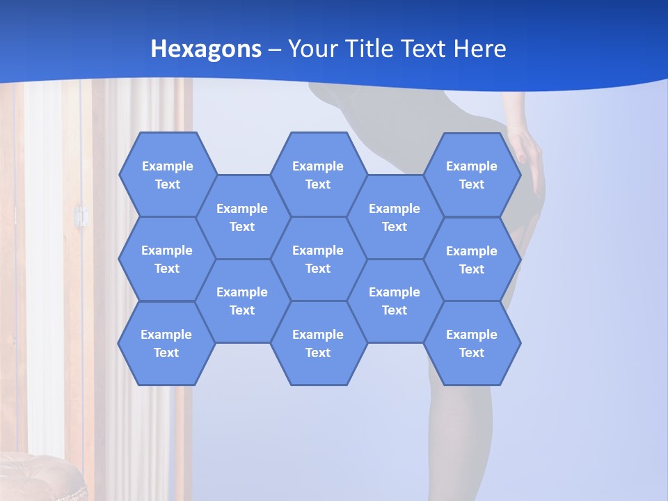 Retro Styled Hair Sensual PowerPoint Template