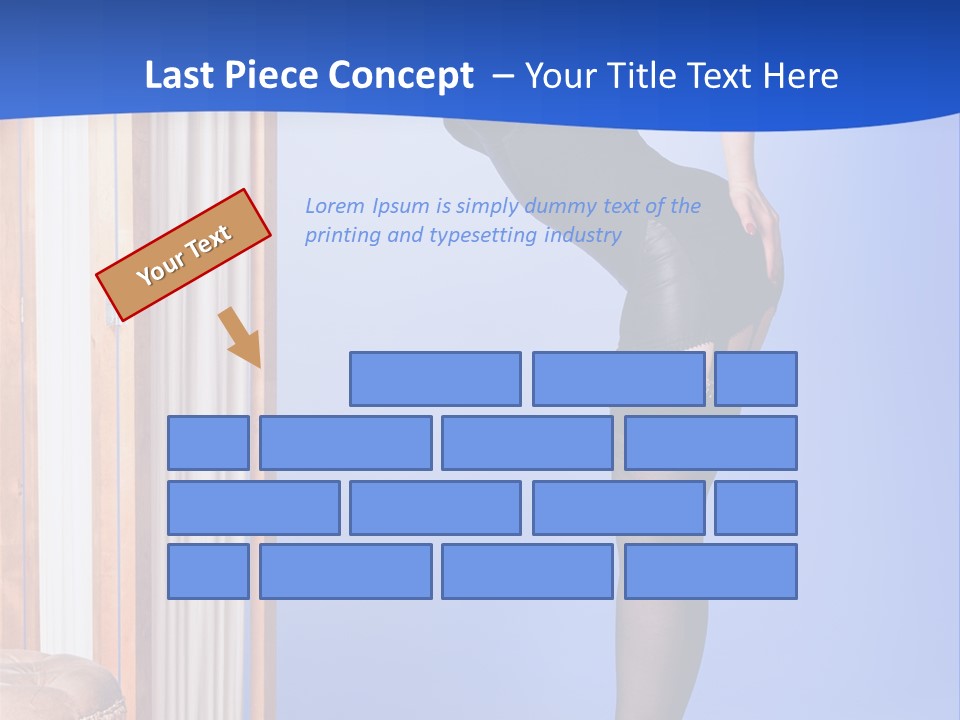 Retro Styled Hair Sensual PowerPoint Template