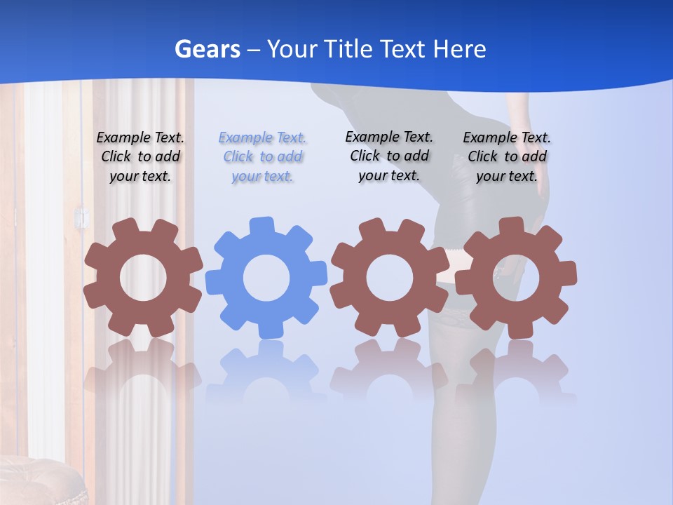 Retro Styled Hair Sensual PowerPoint Template