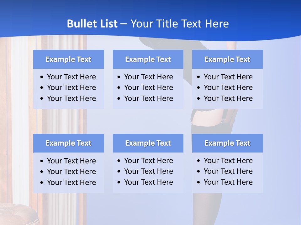 Retro Styled Hair Sensual PowerPoint Template