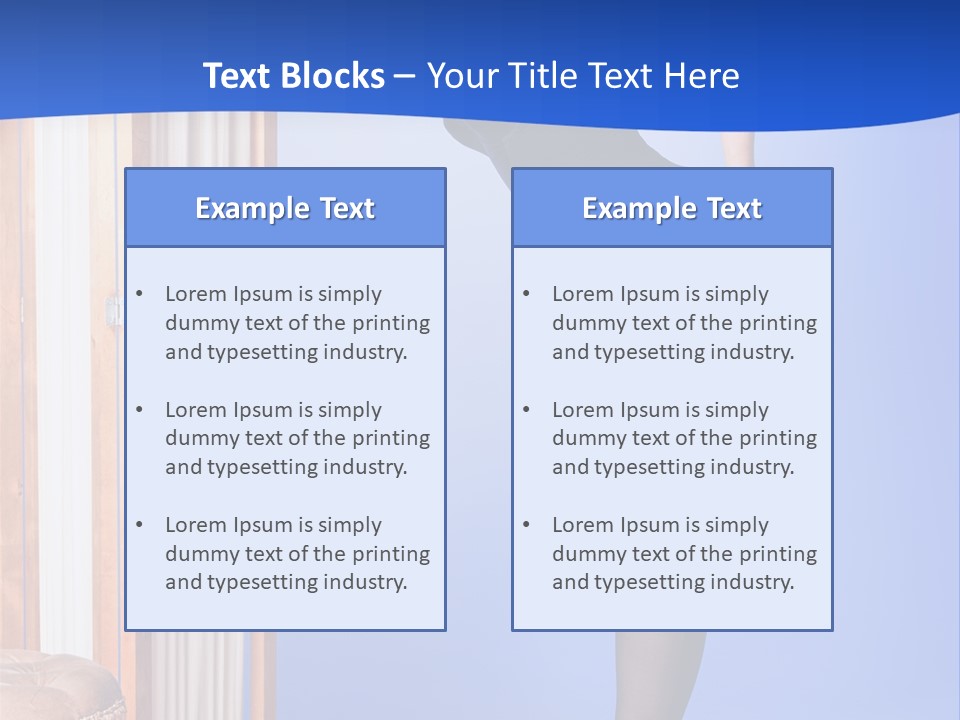 Retro Styled Hair Sensual PowerPoint Template