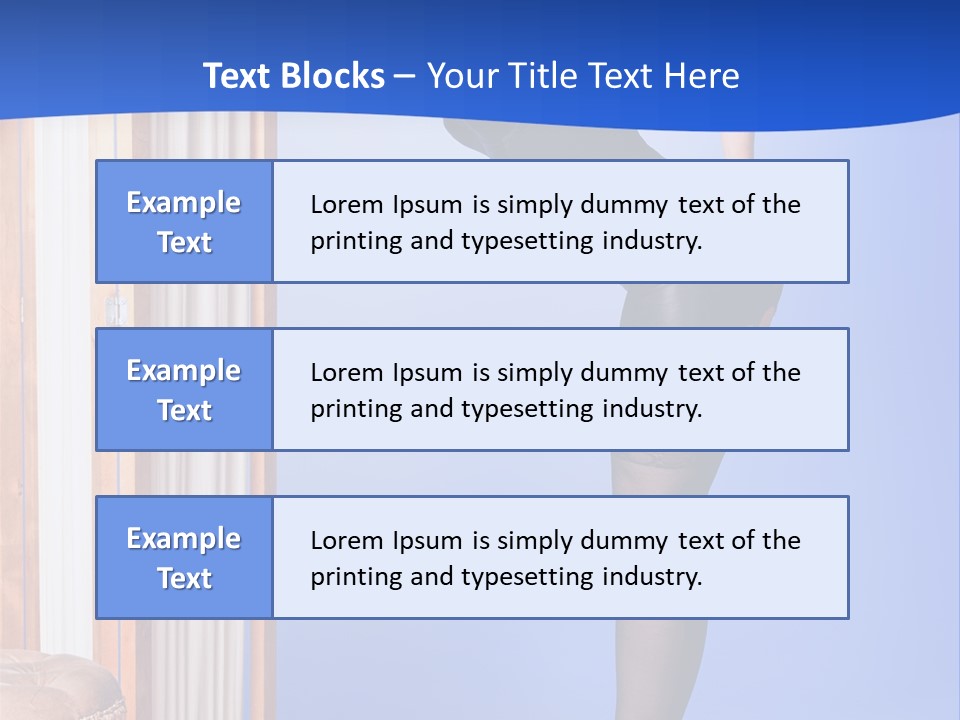 Retro Styled Hair Sensual PowerPoint Template