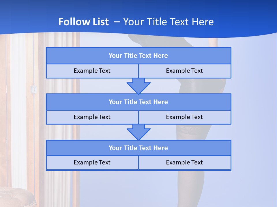 Retro Styled Hair Sensual PowerPoint Template