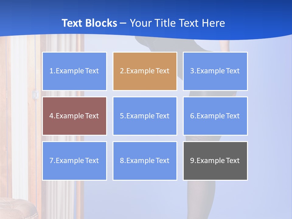Retro Styled Hair Sensual PowerPoint Template