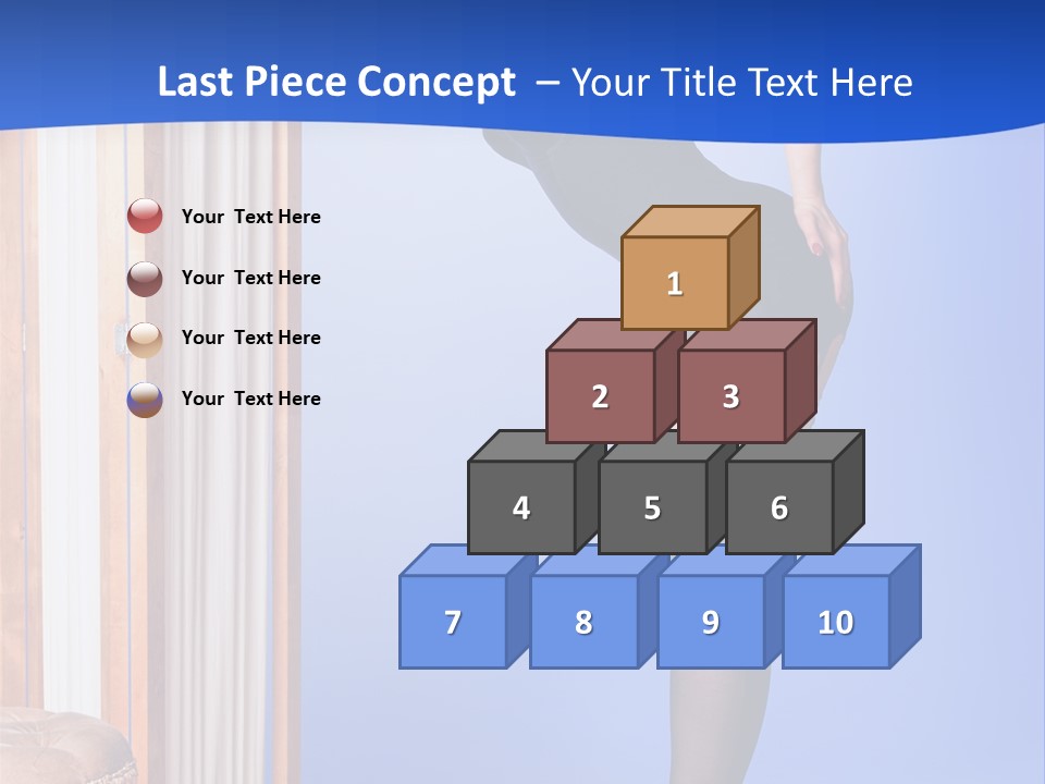 Retro Styled Hair Sensual PowerPoint Template