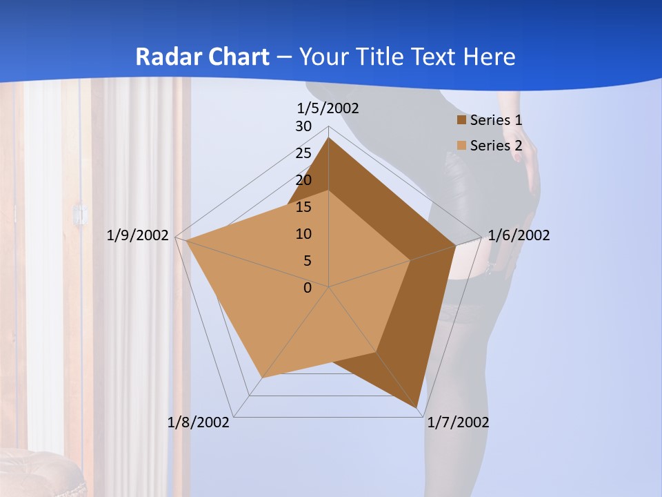 Retro Styled Hair Sensual PowerPoint Template