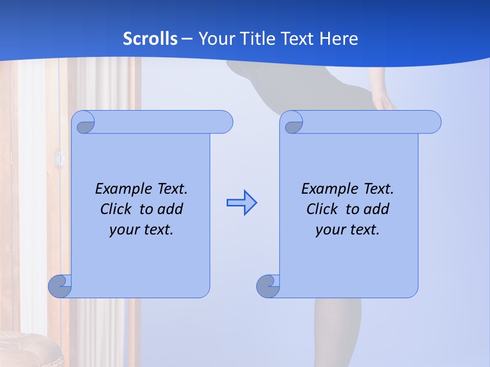 Retro Styled Hair Sensual PowerPoint Template