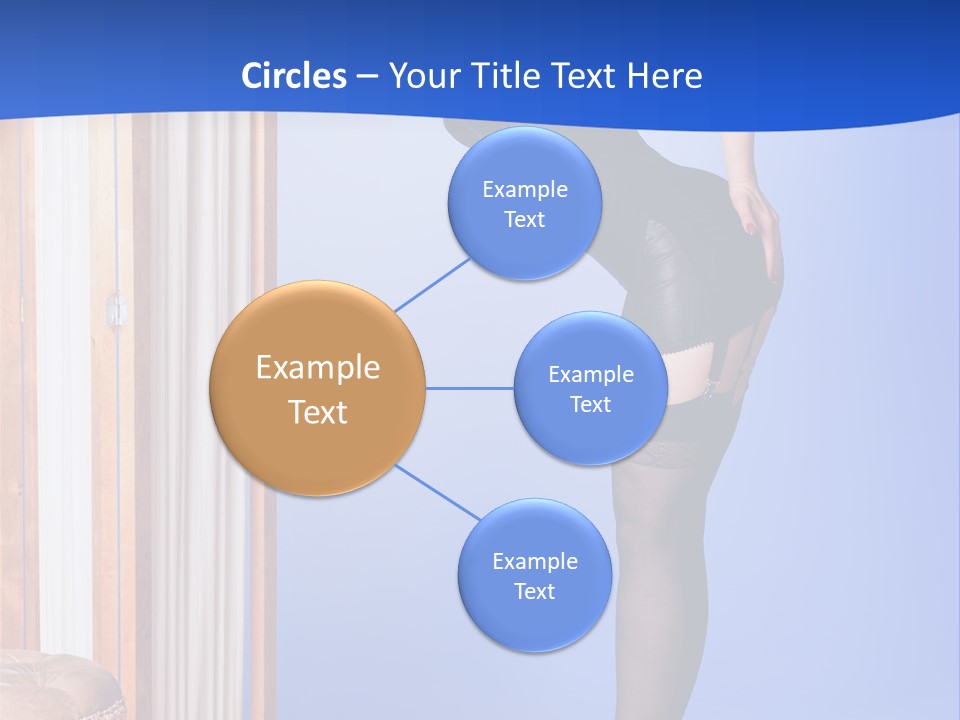 Retro Styled Hair Sensual PowerPoint Template