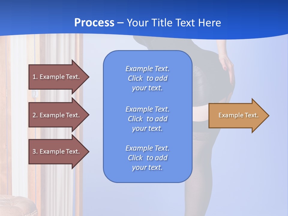 Retro Styled Hair Sensual PowerPoint Template