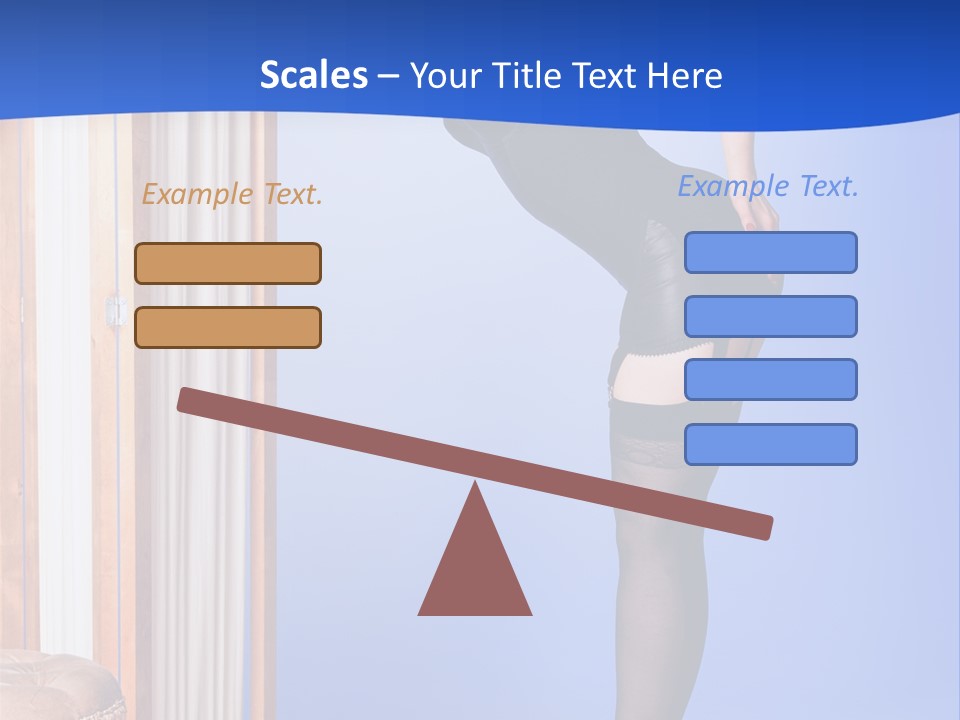 Retro Styled Hair Sensual PowerPoint Template