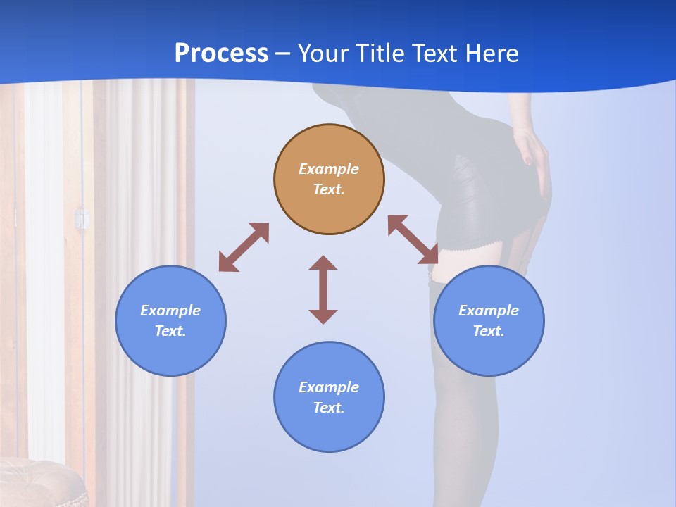 Retro Styled Hair Sensual PowerPoint Template