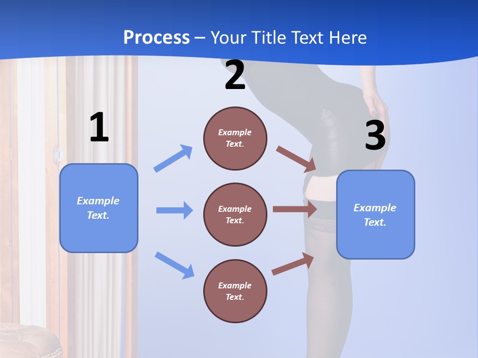 Retro Styled Hair Sensual PowerPoint Template