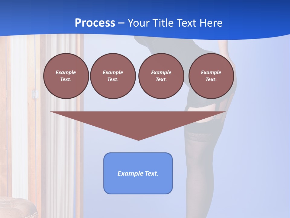 Retro Styled Hair Sensual PowerPoint Template