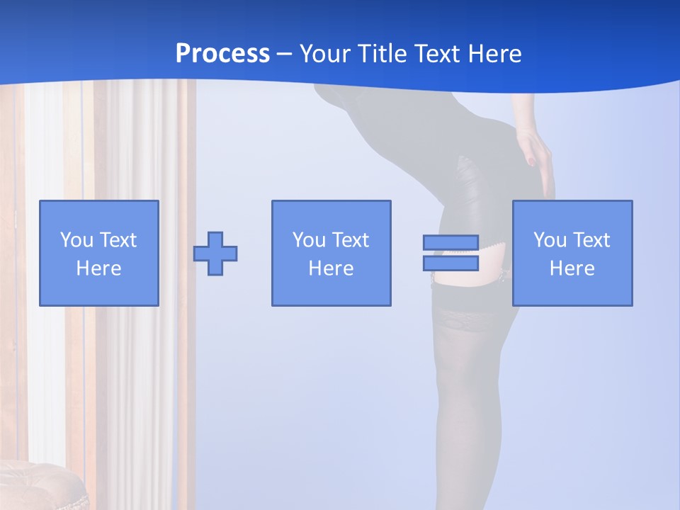 Retro Styled Hair Sensual PowerPoint Template