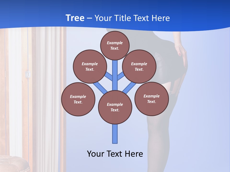Retro Styled Hair Sensual PowerPoint Template