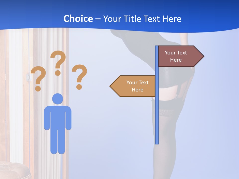 Retro Styled Hair Sensual PowerPoint Template