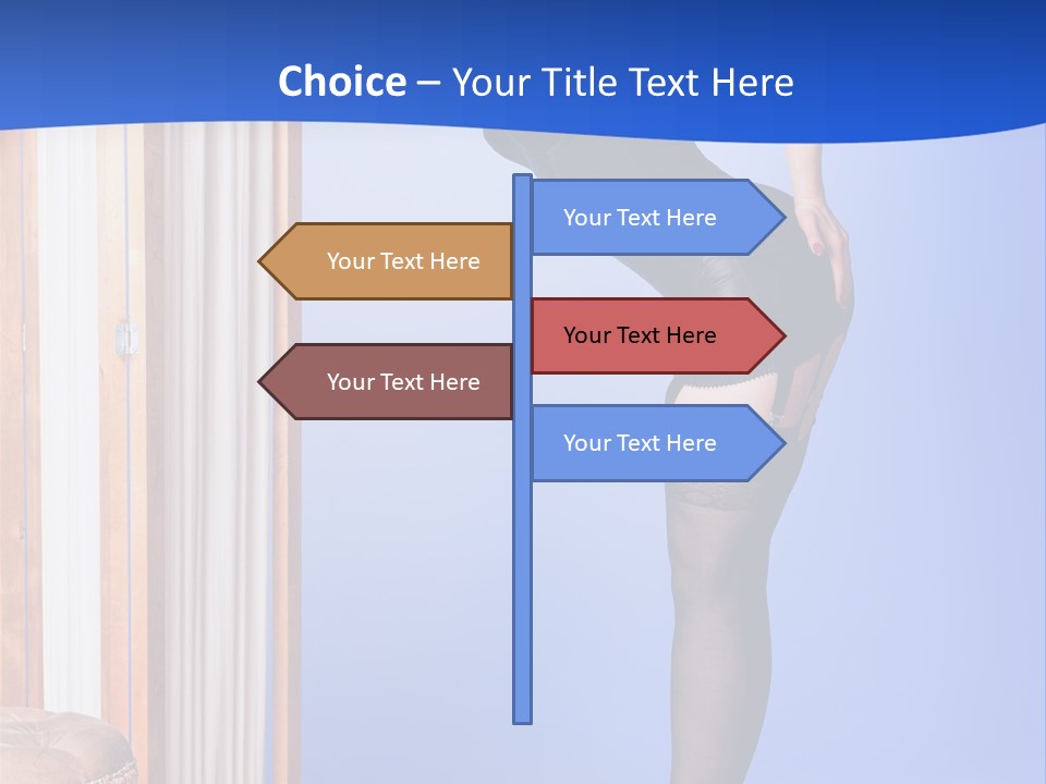 Retro Styled Hair Sensual PowerPoint Template