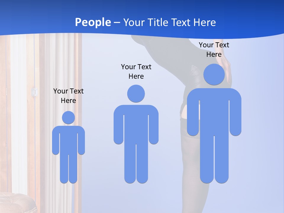 Retro Styled Hair Sensual PowerPoint Template