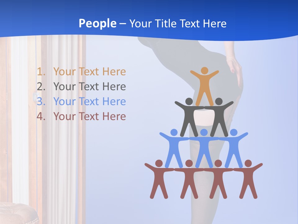 Retro Styled Hair Sensual PowerPoint Template