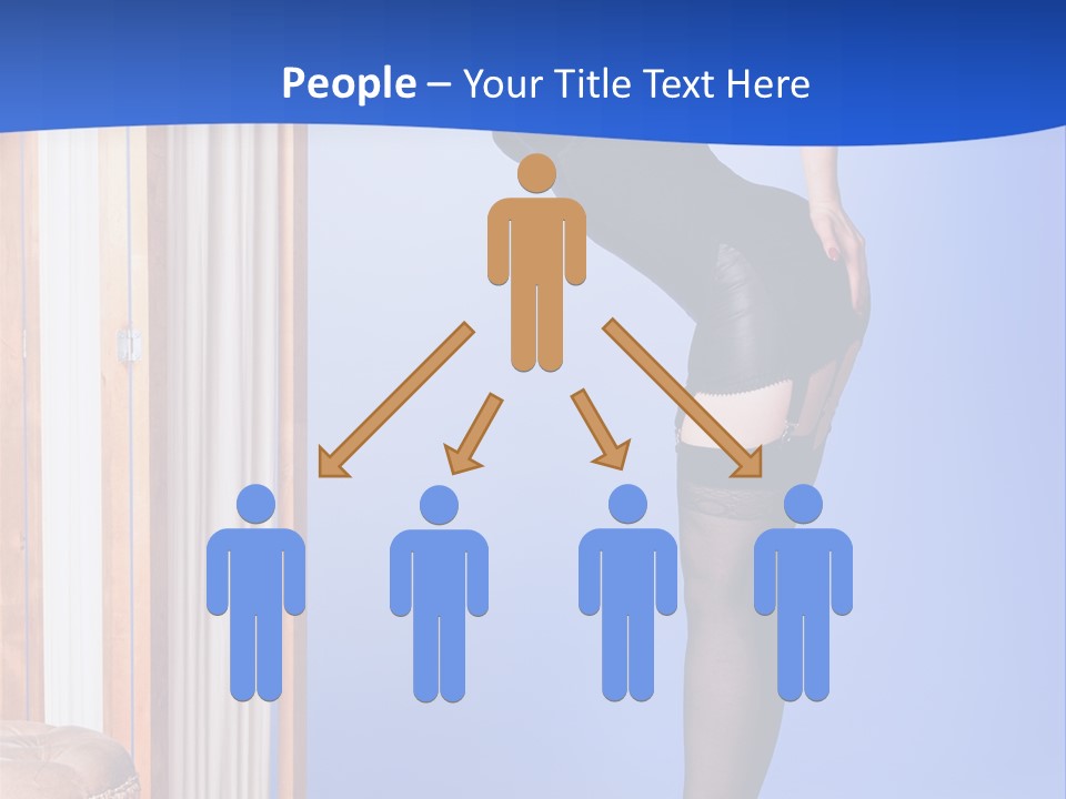 Retro Styled Hair Sensual PowerPoint Template