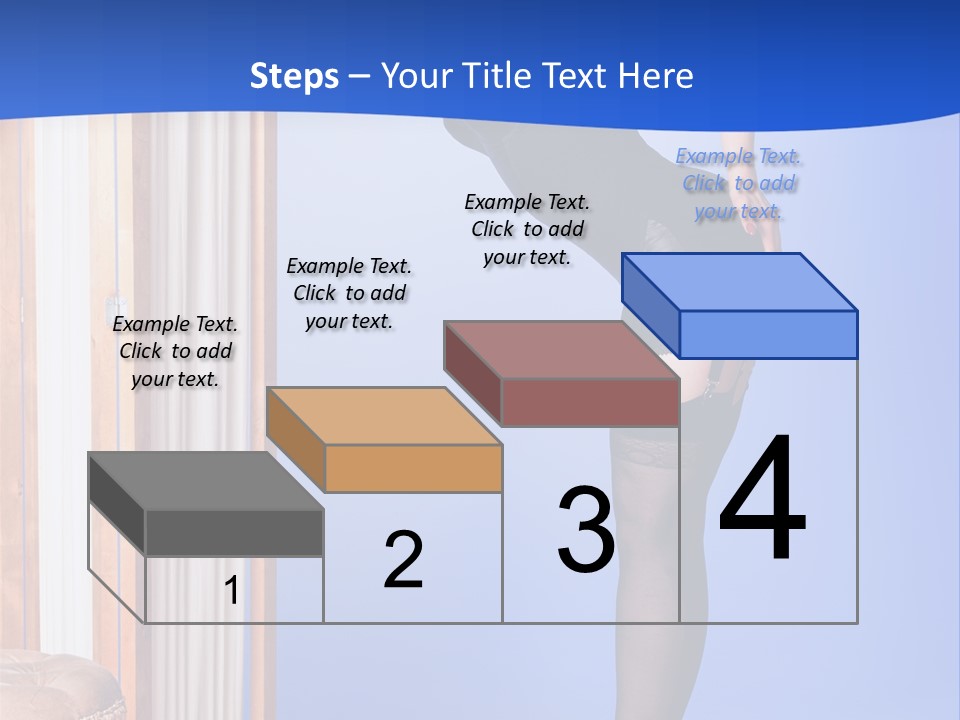 Retro Styled Hair Sensual PowerPoint Template