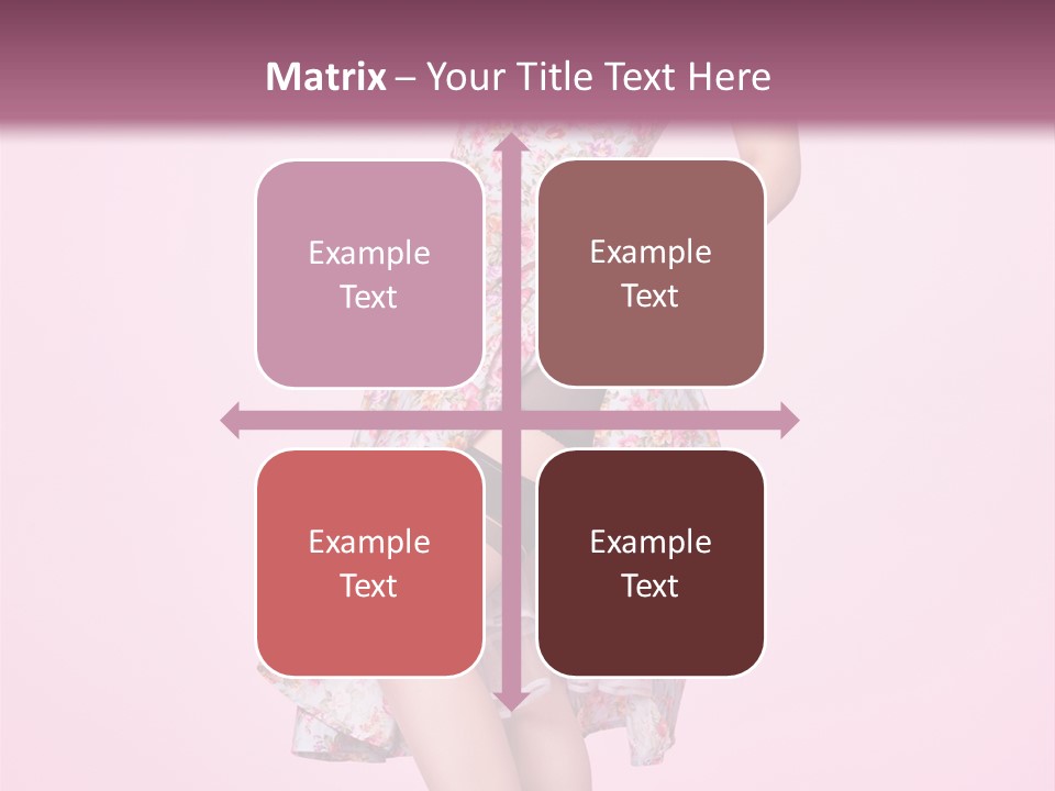 Radio Gorgeous Brunette PowerPoint Template