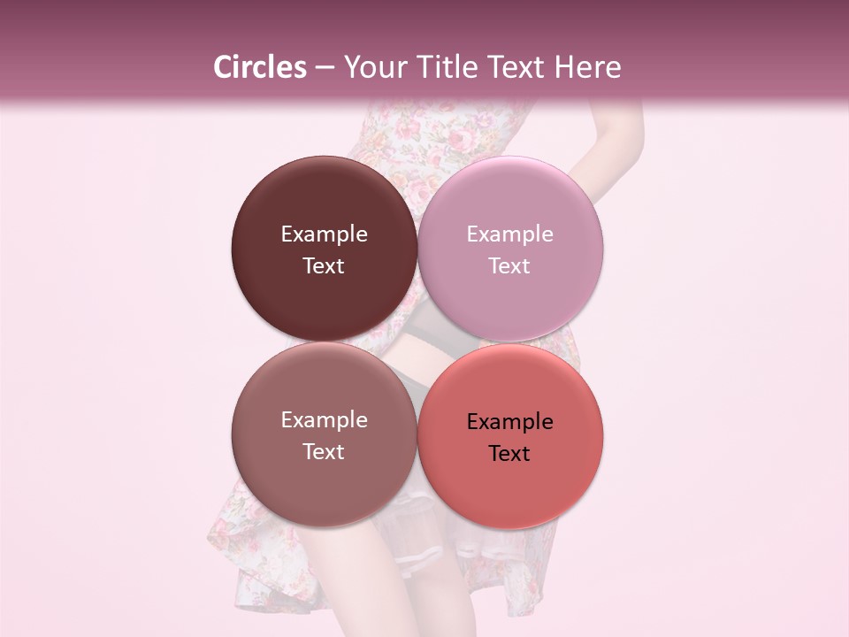 Radio Gorgeous Brunette PowerPoint Template