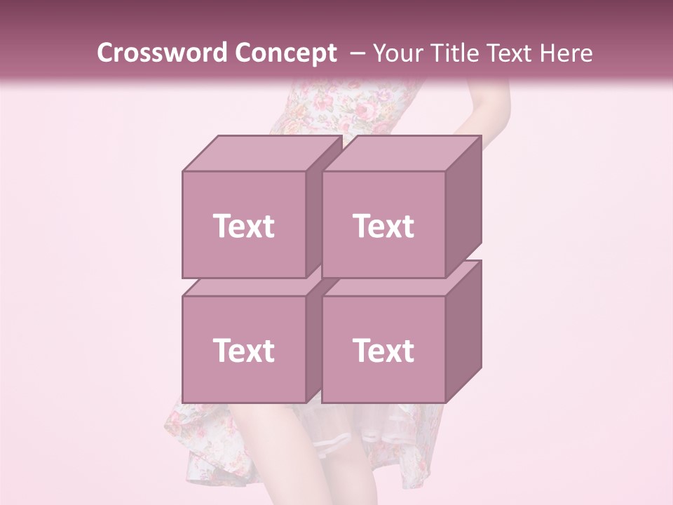 Radio Gorgeous Brunette PowerPoint Template