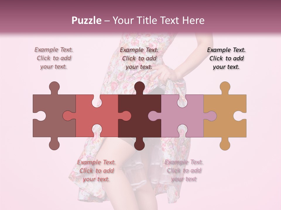 Radio Gorgeous Brunette PowerPoint Template