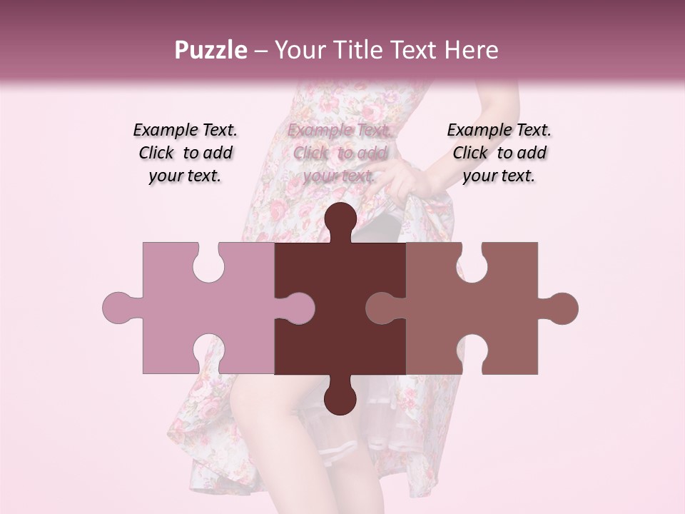 Radio Gorgeous Brunette PowerPoint Template