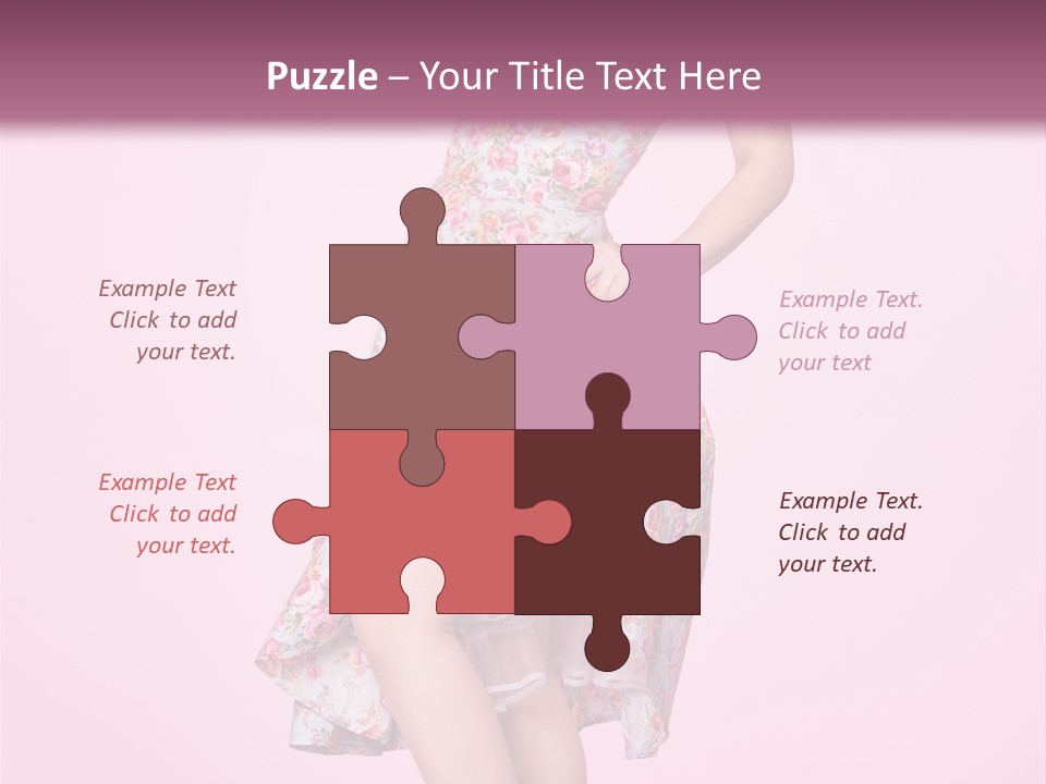 Radio Gorgeous Brunette PowerPoint Template