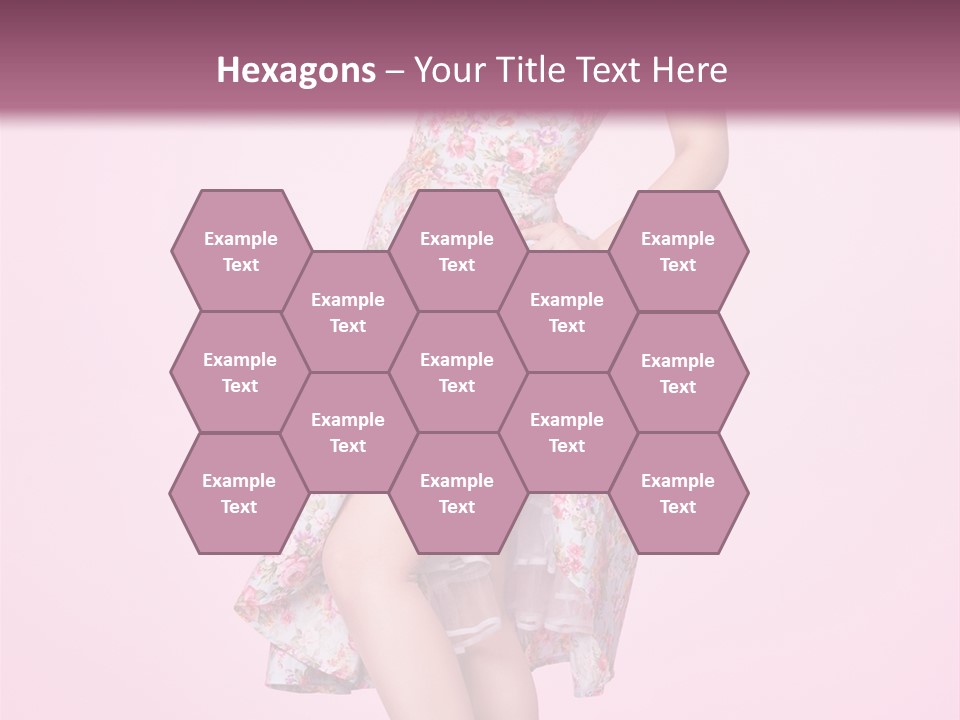 Radio Gorgeous Brunette PowerPoint Template