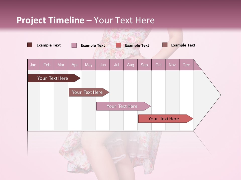 Radio Gorgeous Brunette PowerPoint Template