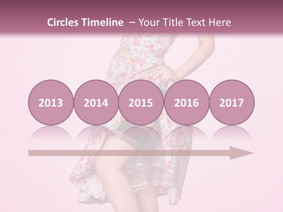 Radio Gorgeous Brunette PowerPoint Template