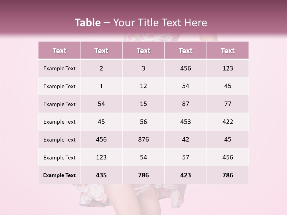 Radio Gorgeous Brunette PowerPoint Template