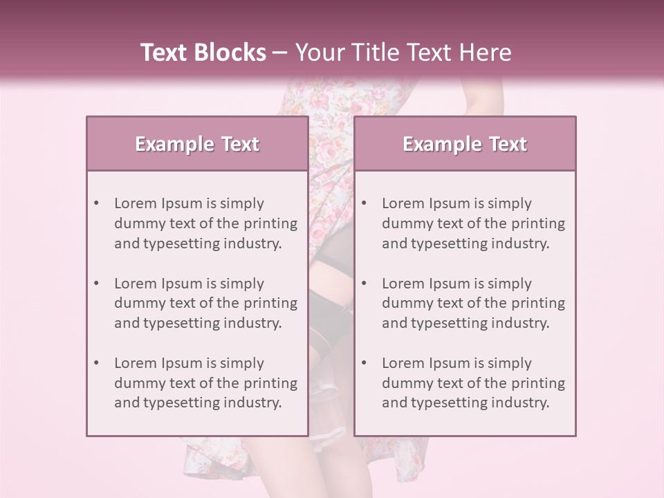 Radio Gorgeous Brunette PowerPoint Template