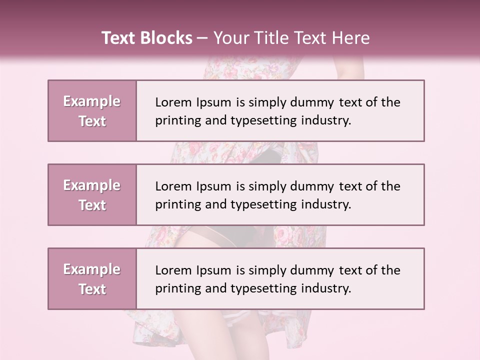 Radio Gorgeous Brunette PowerPoint Template