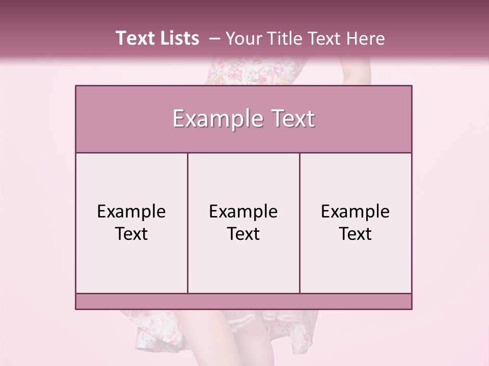 Radio Gorgeous Brunette PowerPoint Template