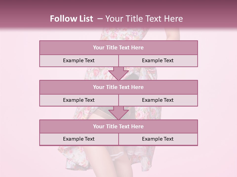 Radio Gorgeous Brunette PowerPoint Template