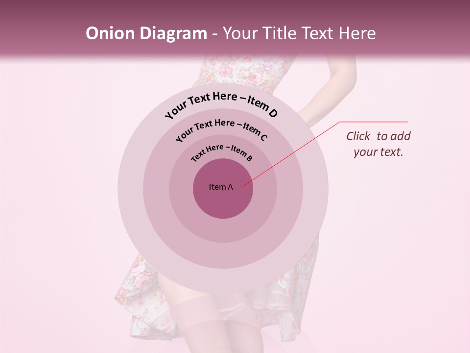 Radio Gorgeous Brunette PowerPoint Template